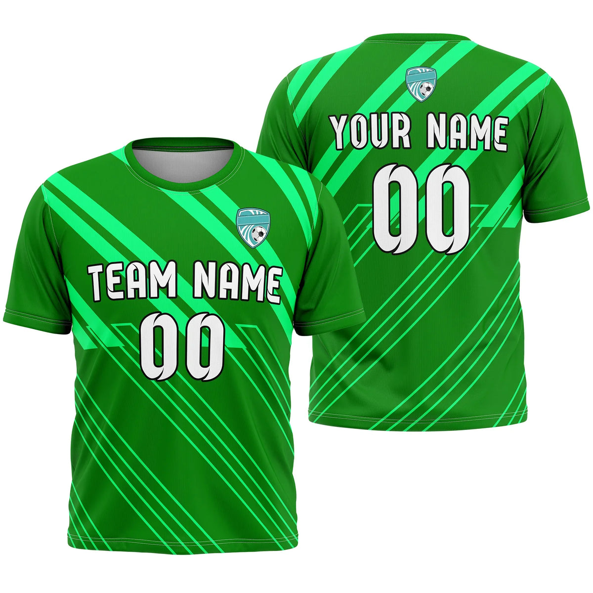 Custom Strip Fashion D4 Soccer Jersey Personalized Football Uniform with Name & Number