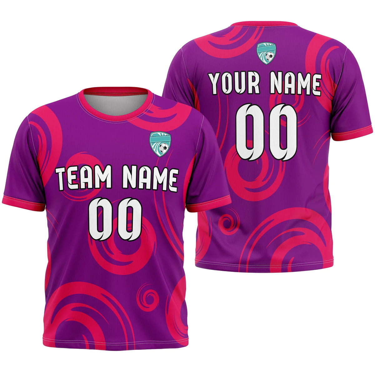 Custom Abstract Pattern D1 Soccer Jersey Personalized Football Uniform with Name & Number
