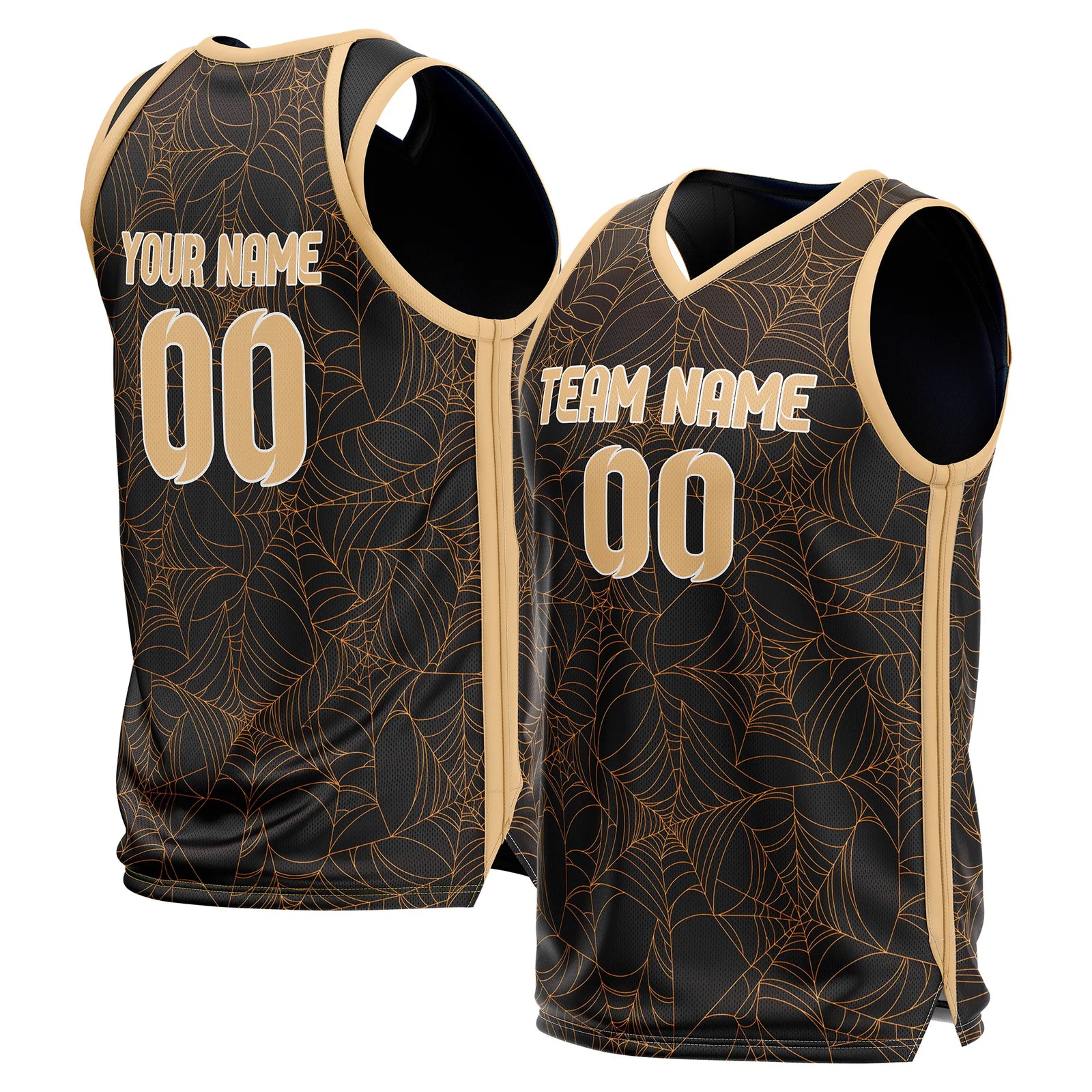 Custom Basketball SpiderWeb Sports Jersey Personalized Uniform with Name & Number