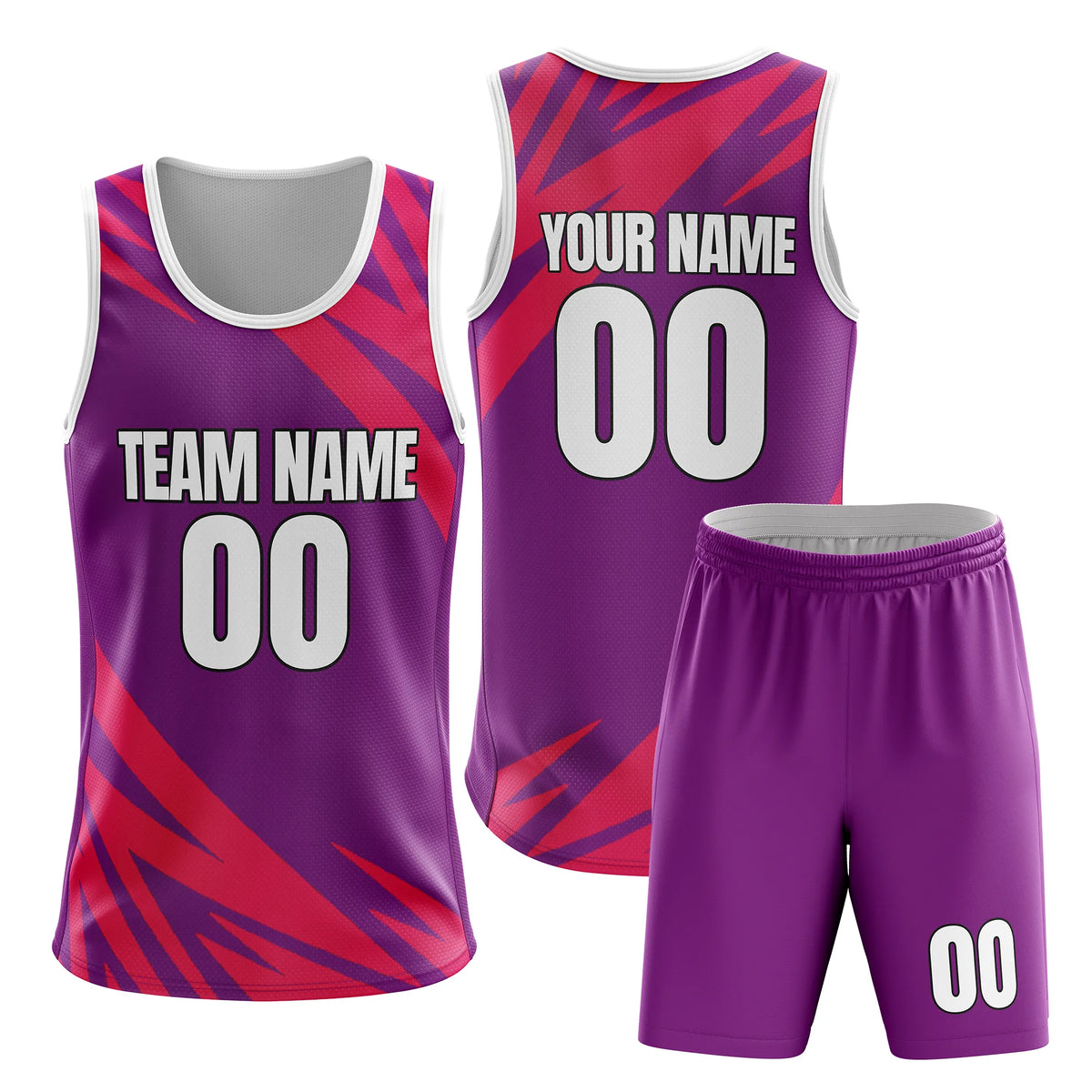Custom Split Zone Split Fashion Set Sports Jersey Personalized Uniform with Name & Number