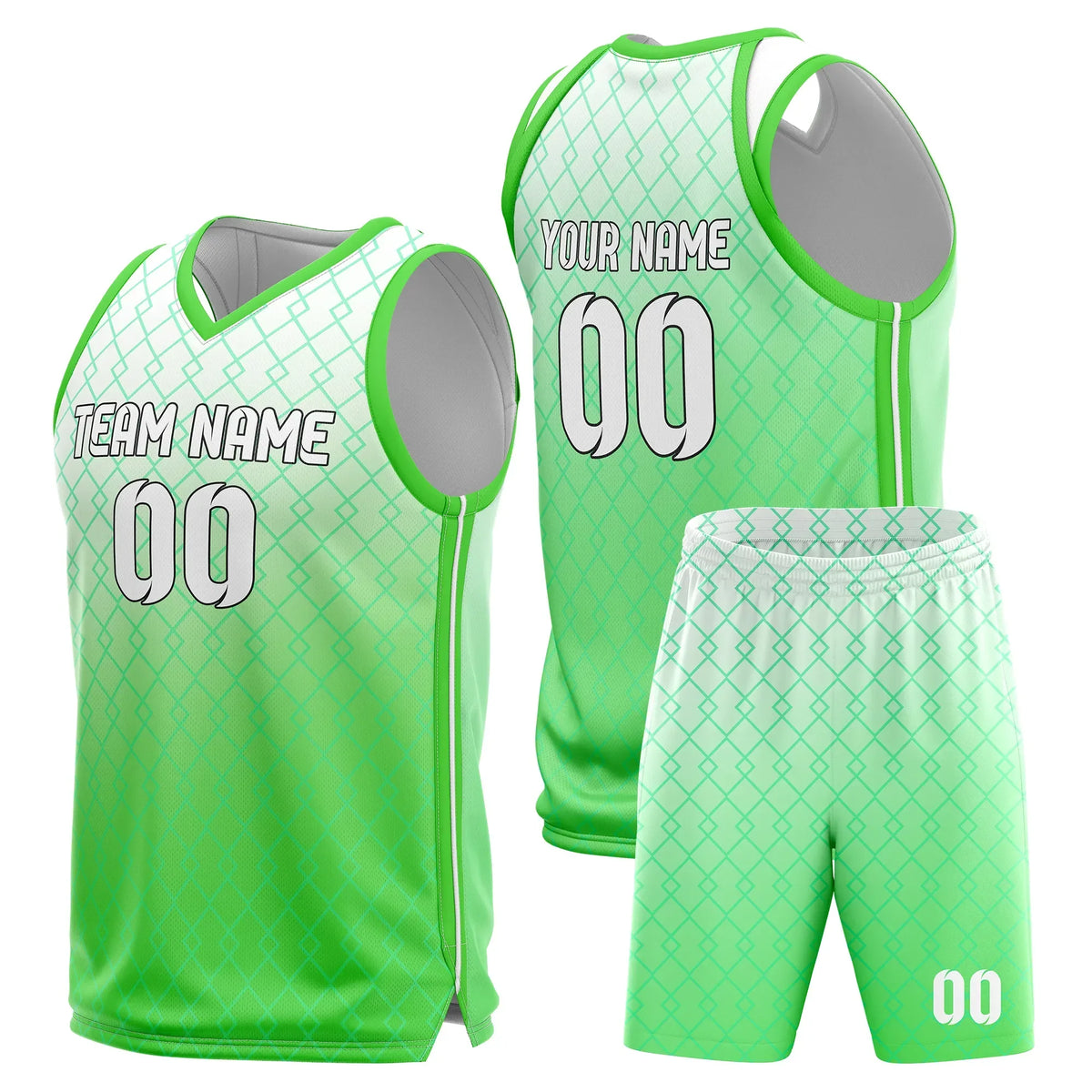 Custom Gradient Fashion Set Fade Sports Jersey Personalized Uniform with Name & Number