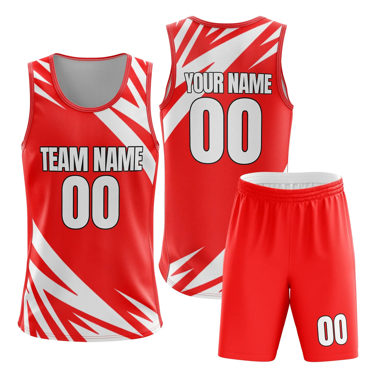 Custom Split Zone Split Fashion Set Sports Jersey Personalized Uniform with Name & Number