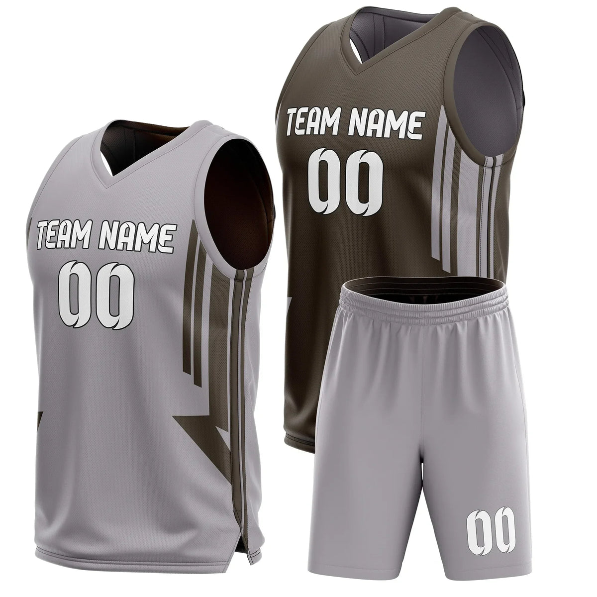 Custom Triple Lane Reversible Sports Jersey Personalized Uniform with Name & Number