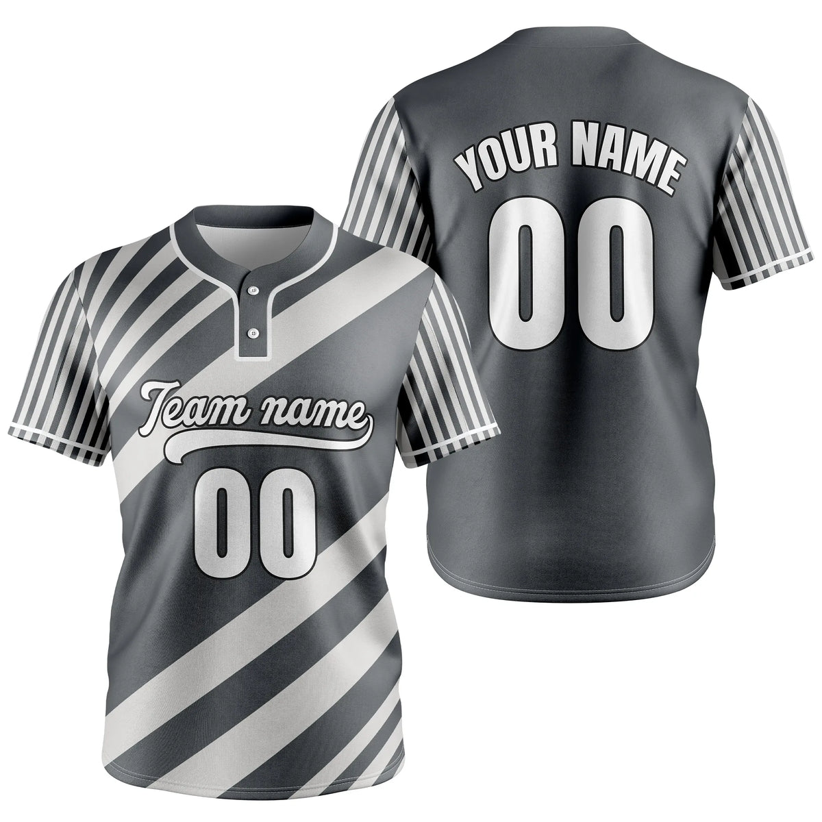 Custom Strike Force Baseball Aqua Sports Jersey Personalized Uniform with Name & Number