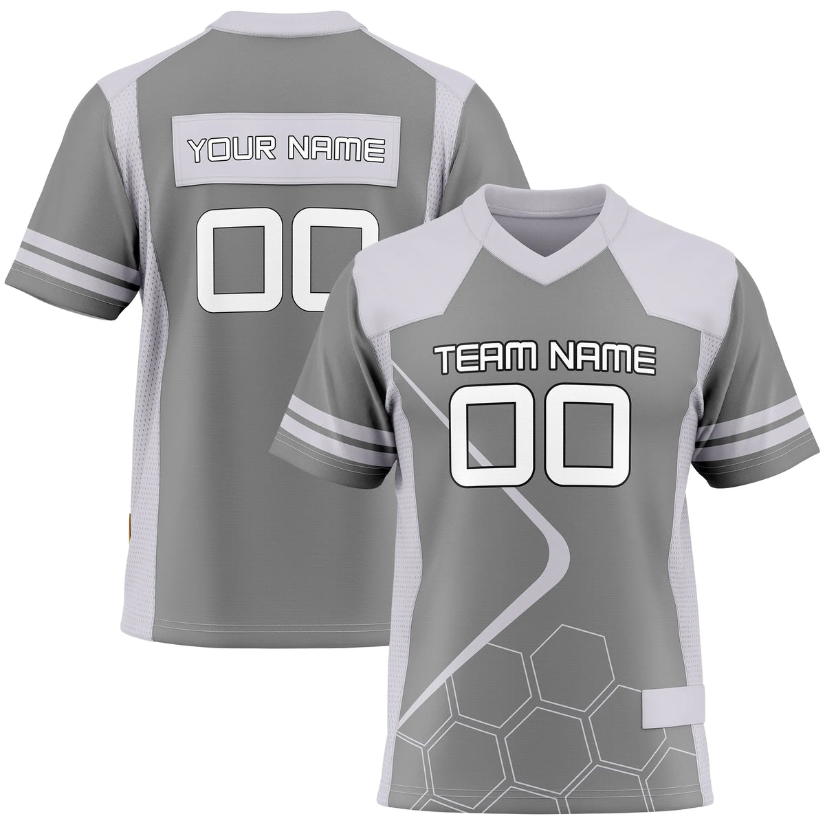 Custom Personalized D5 Color Block Flag Football Jersey with Name, Number & Team Logo