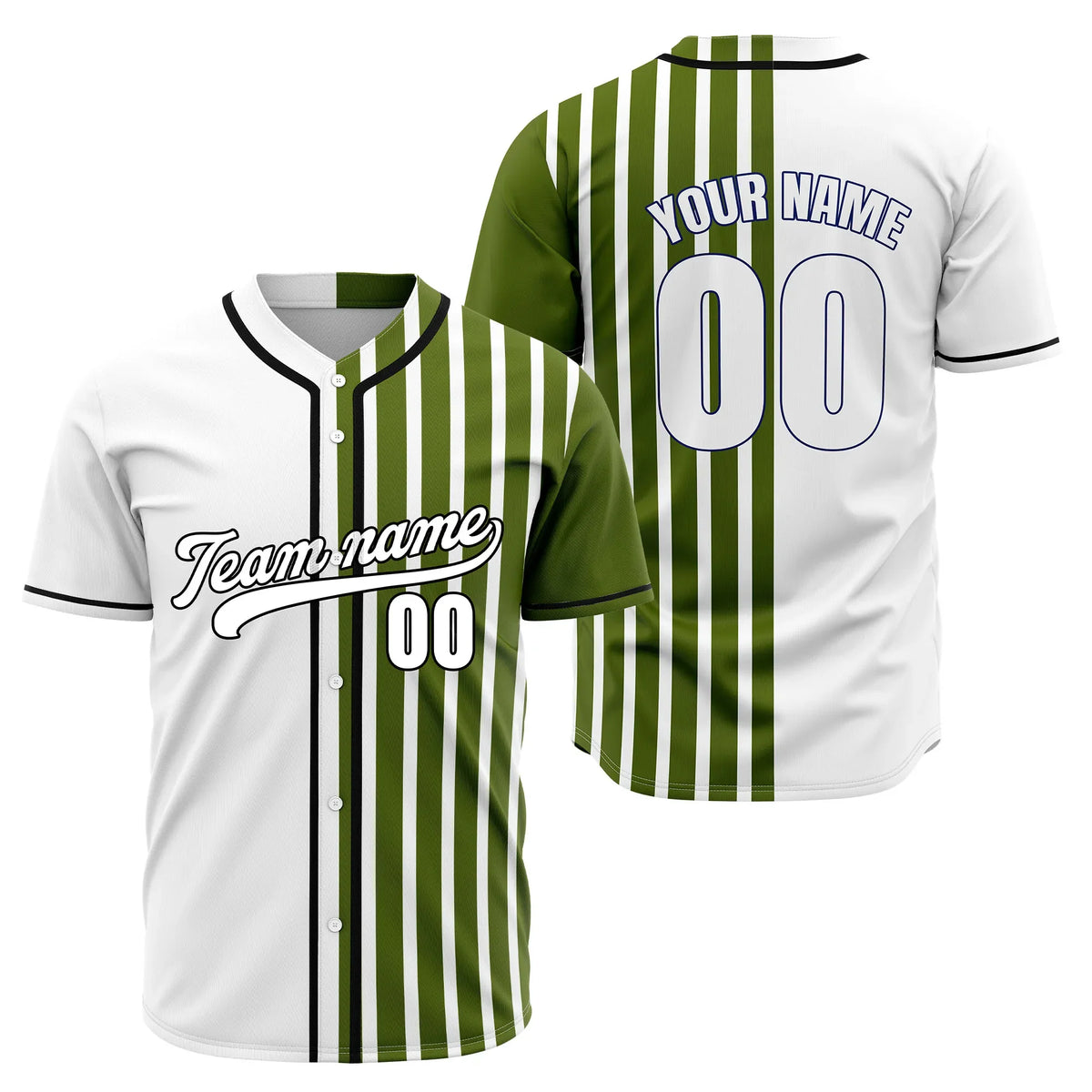Custom Rival Lines Baseball Sports Jersey Personalized Uniform with Name & Number