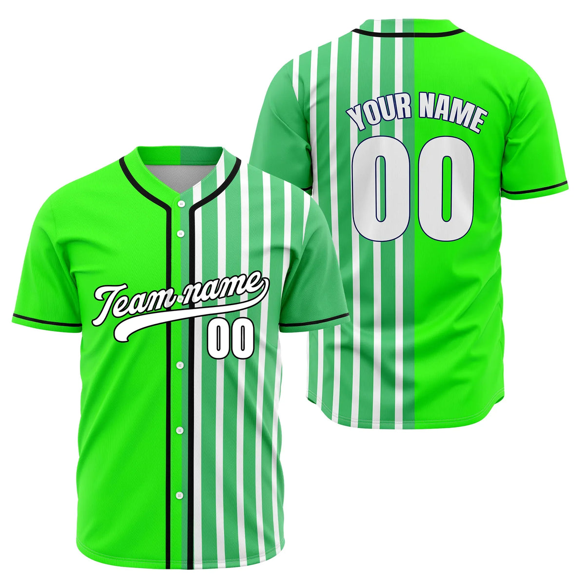 Custom Rival Lines Baseball Sports Jersey Personalized Uniform with Name & Number