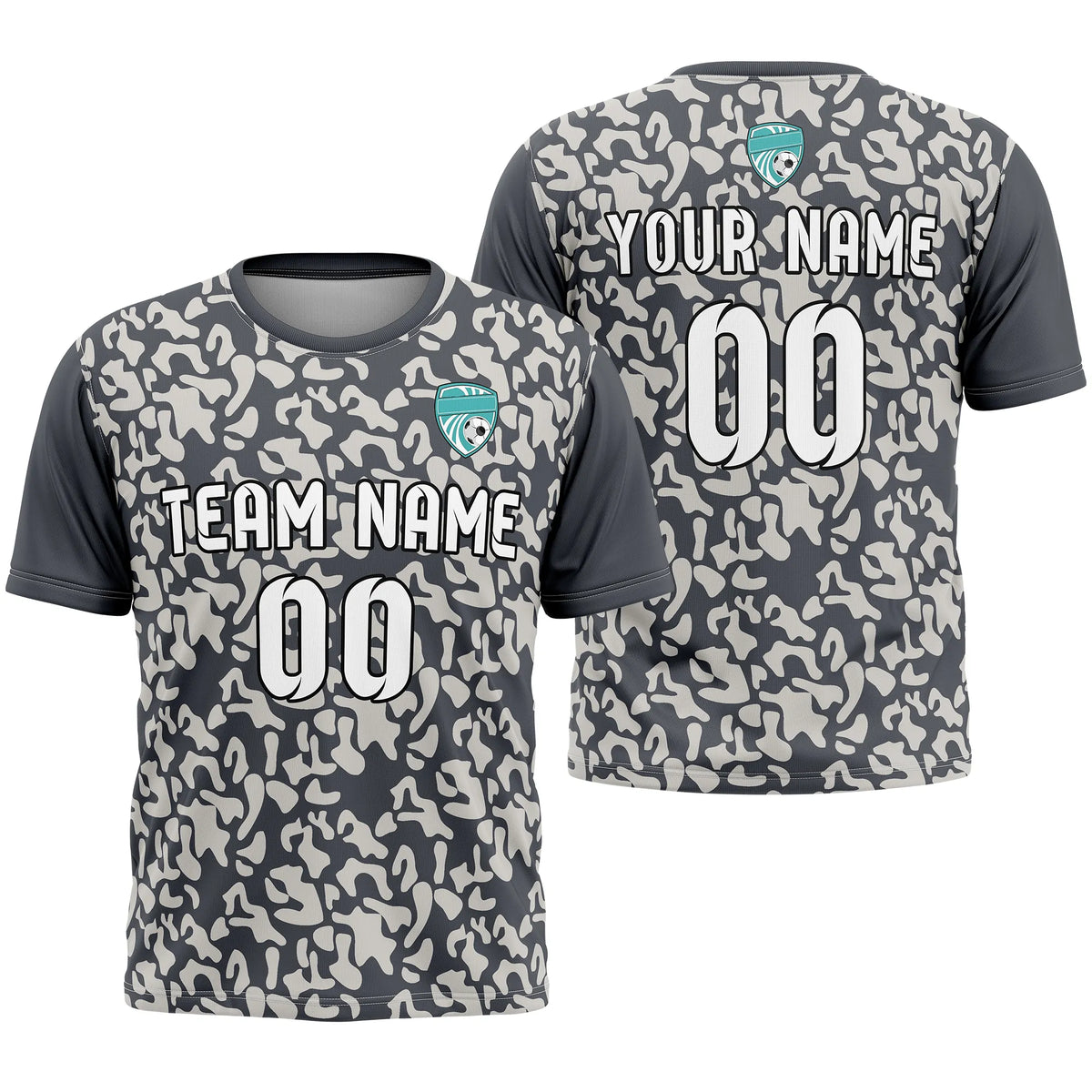 Custom Camo D5 Soccer Jersey Personalized Football Uniform with Name & Number