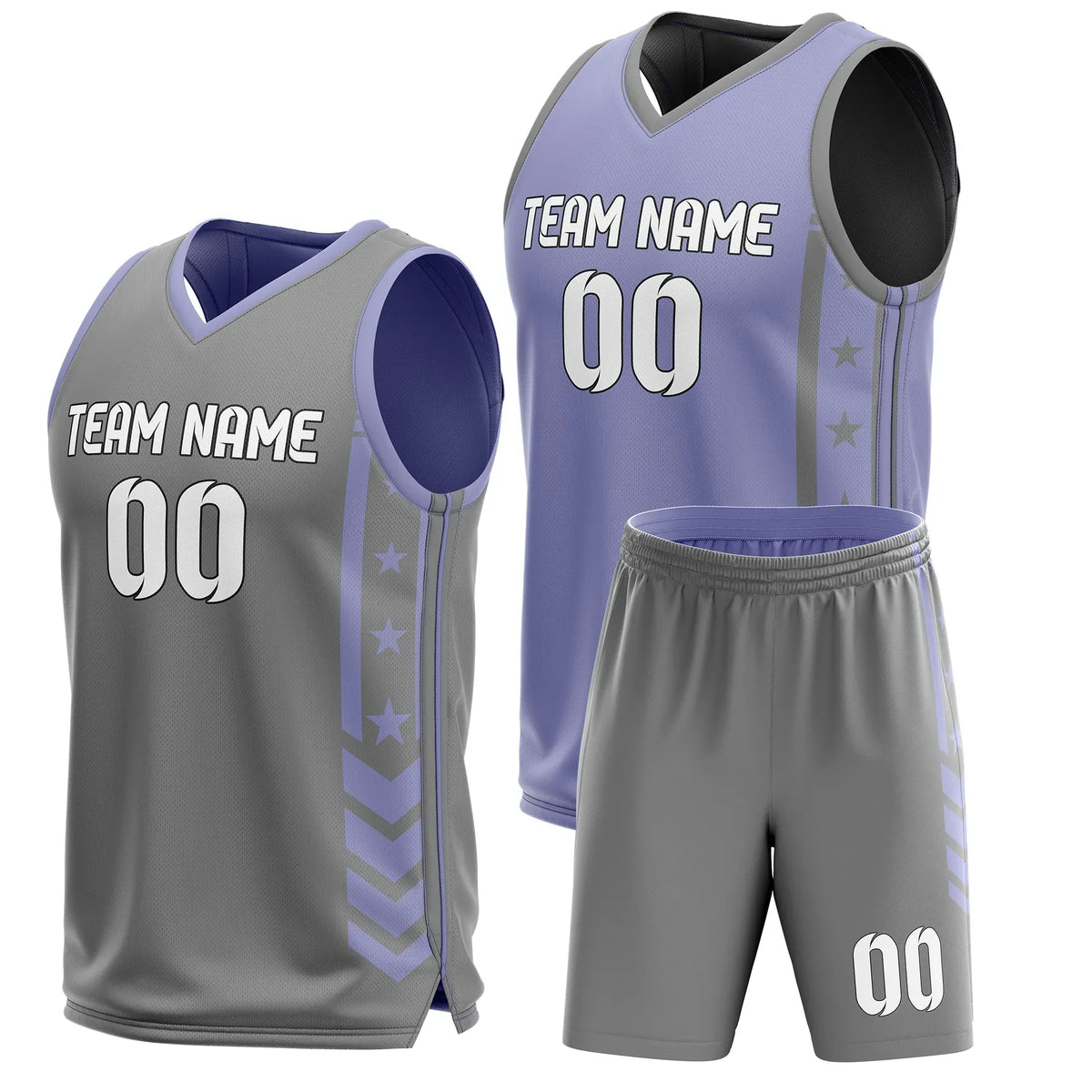 Custom Power Star Reversible Sports Jersey Personalized Uniform with Name & Number