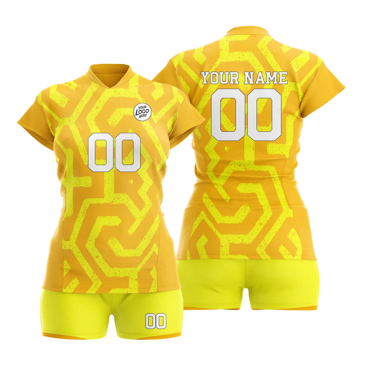 Custom Personalized D2 Graffiti Pattern Volleyball Jersey with Name, Number & Team Logo