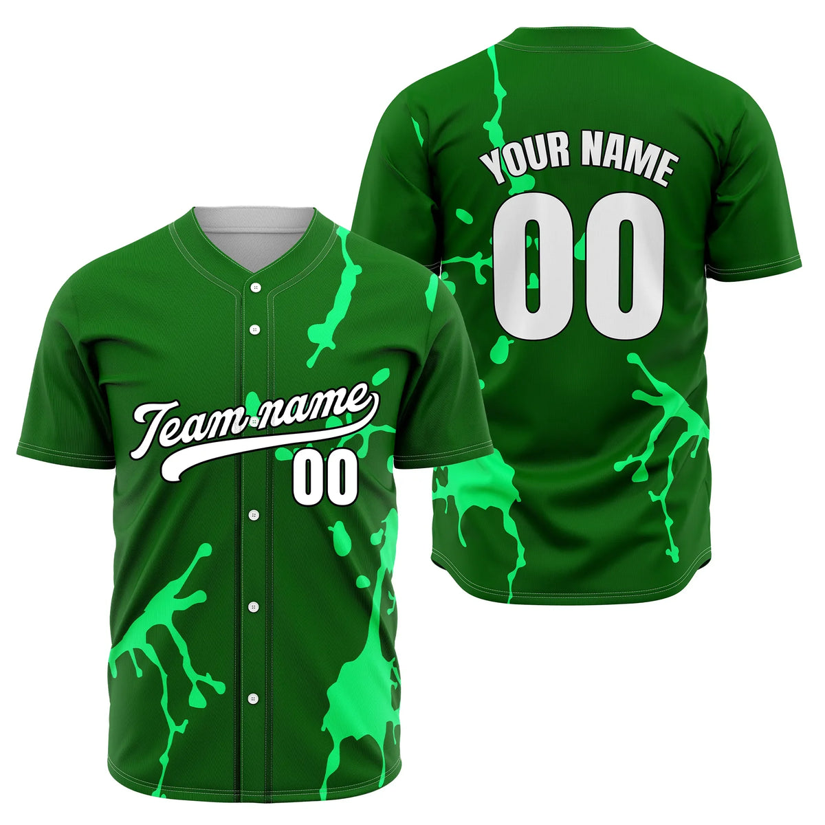Custom Splash Fusion Sports Jersey Personalized Uniform with Name & Number