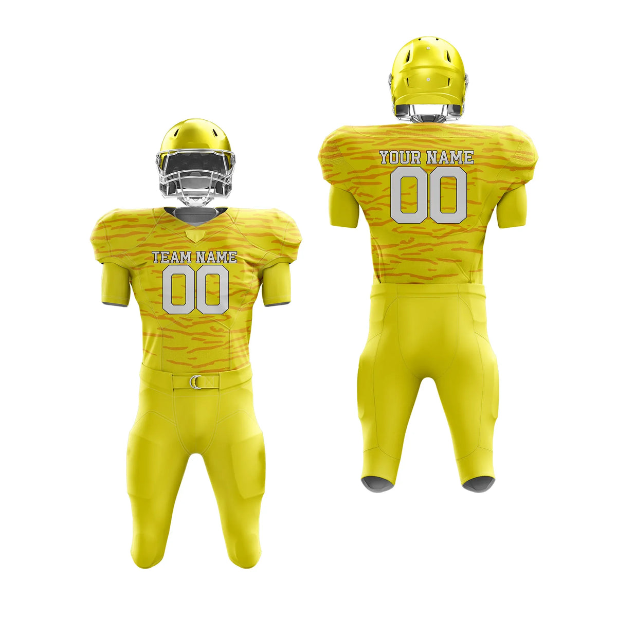 Custom Personalized D3 Camo Designs American Football Jersey with Name, Number & Team Logo