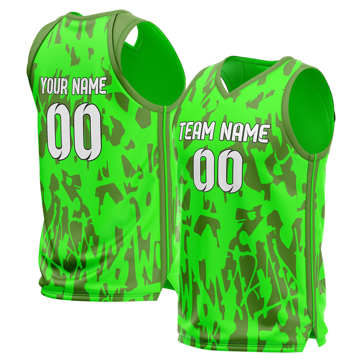 Custom Gaphti Pattern Tops Shadow Drip Sports Jersey Personalized Uniform with Name & Number