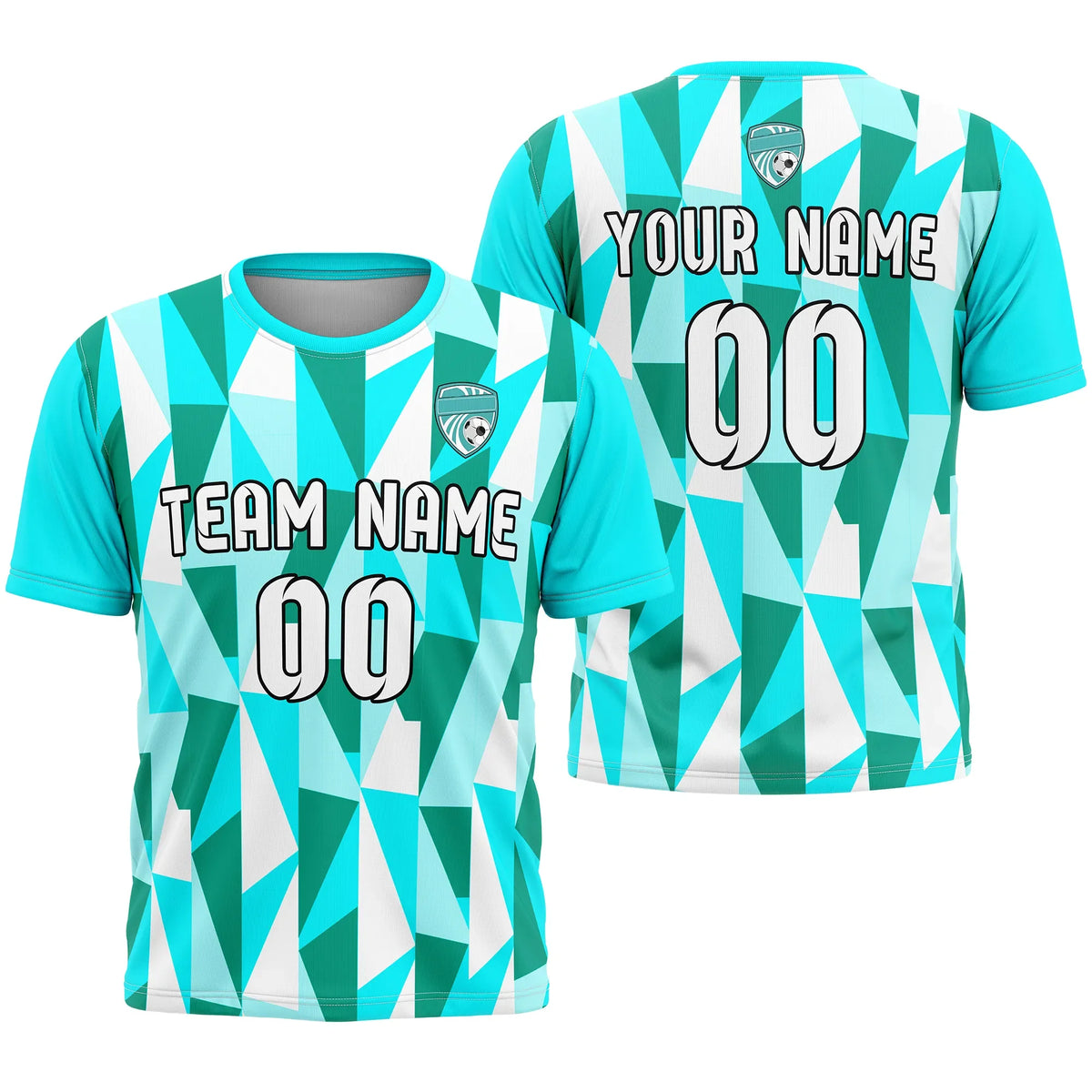Custom R-Full Pattern D3 Soccer Jersey Personalized Football Uniform with Name &amp; Number