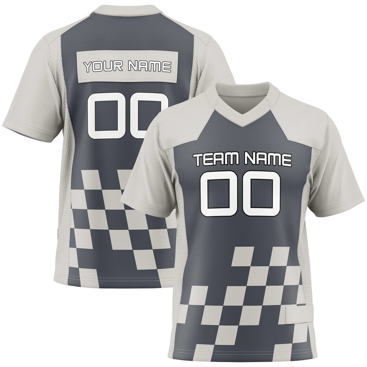Custom Classic Style D2 Flag Football Jersey Personalized Uniform with Name & Number