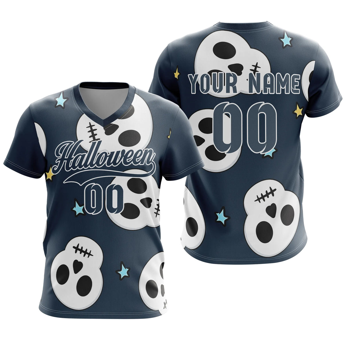 Custom Halloween Soccer Jersey D10 Personalized Uniform with Name &amp; Number