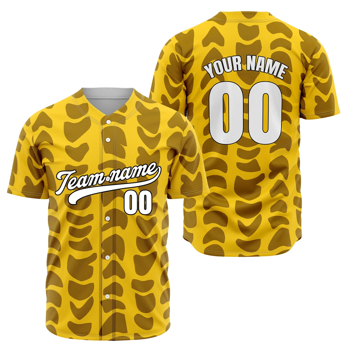 Custom Savage Spots Baseball Sports Jersey Personalized Uniform with Name & Number