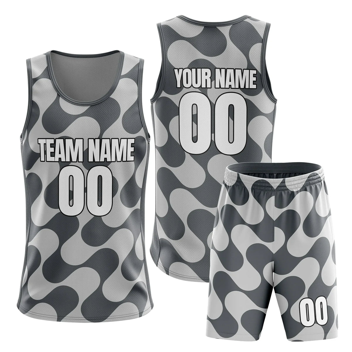 Custom Colour Block Set Amber Fusion Sports Jersey Personalized Uniform with Name & Number