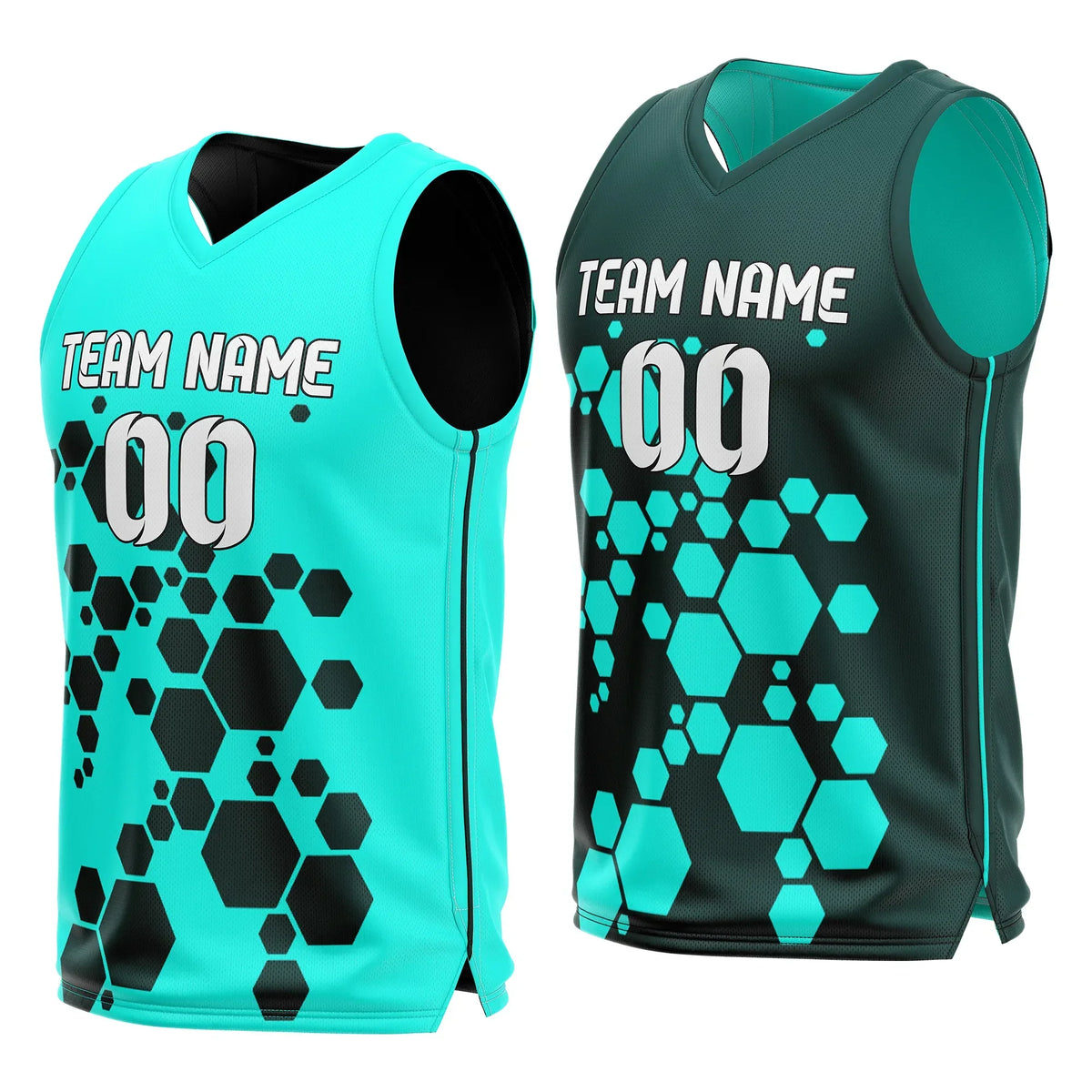 Custom Hive Strike Reversible Top Sports Jersey Personalized Uniform with Name & Number