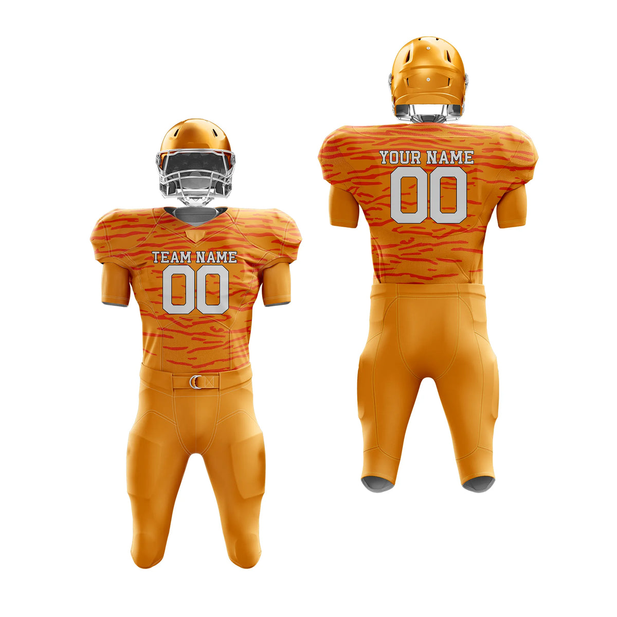 Custom Personalized D3 Camo Designs American Football Jersey with Name, Number & Team Logo