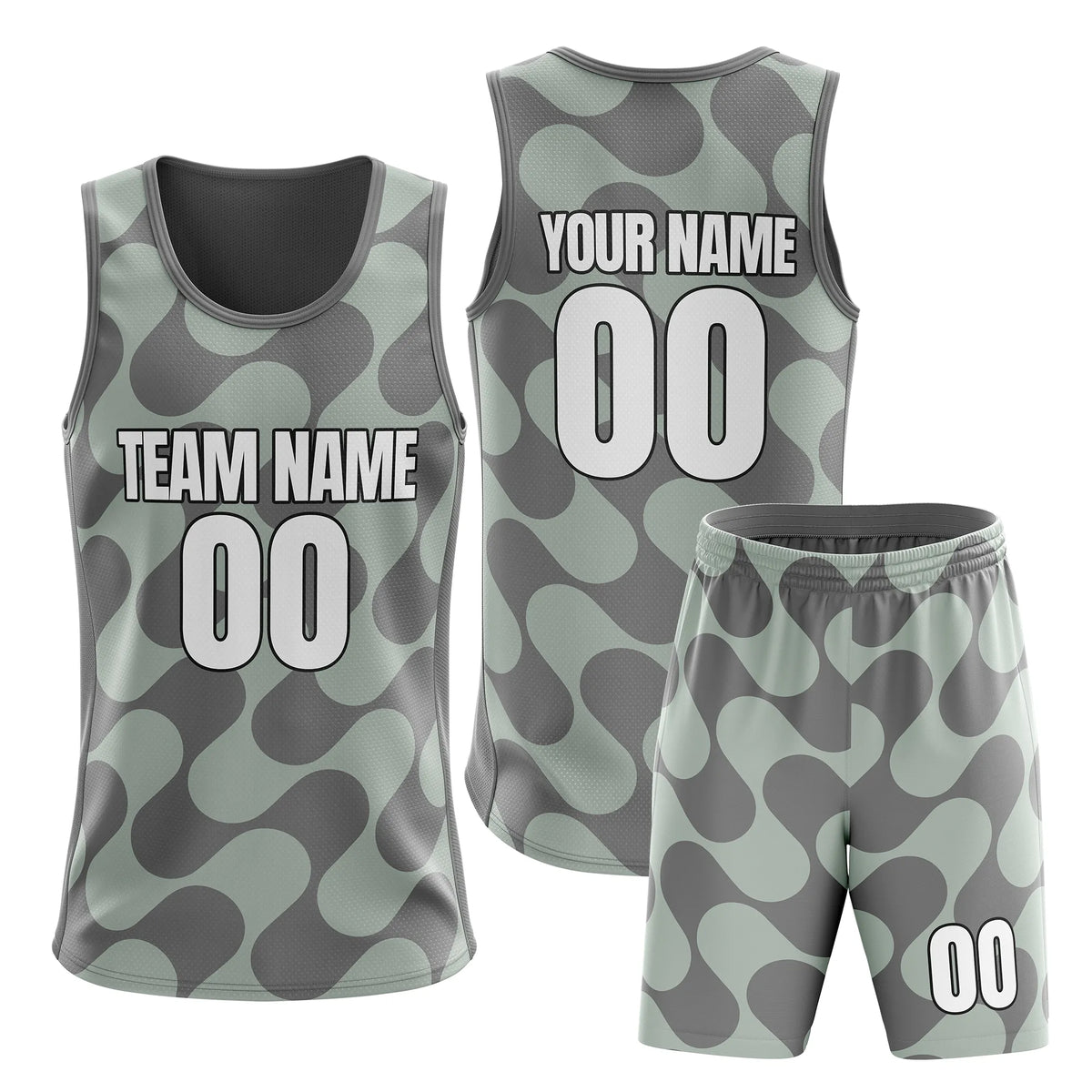 Custom Colour Block Set Amber Fusion Sports Jersey Personalized Uniform with Name & Number