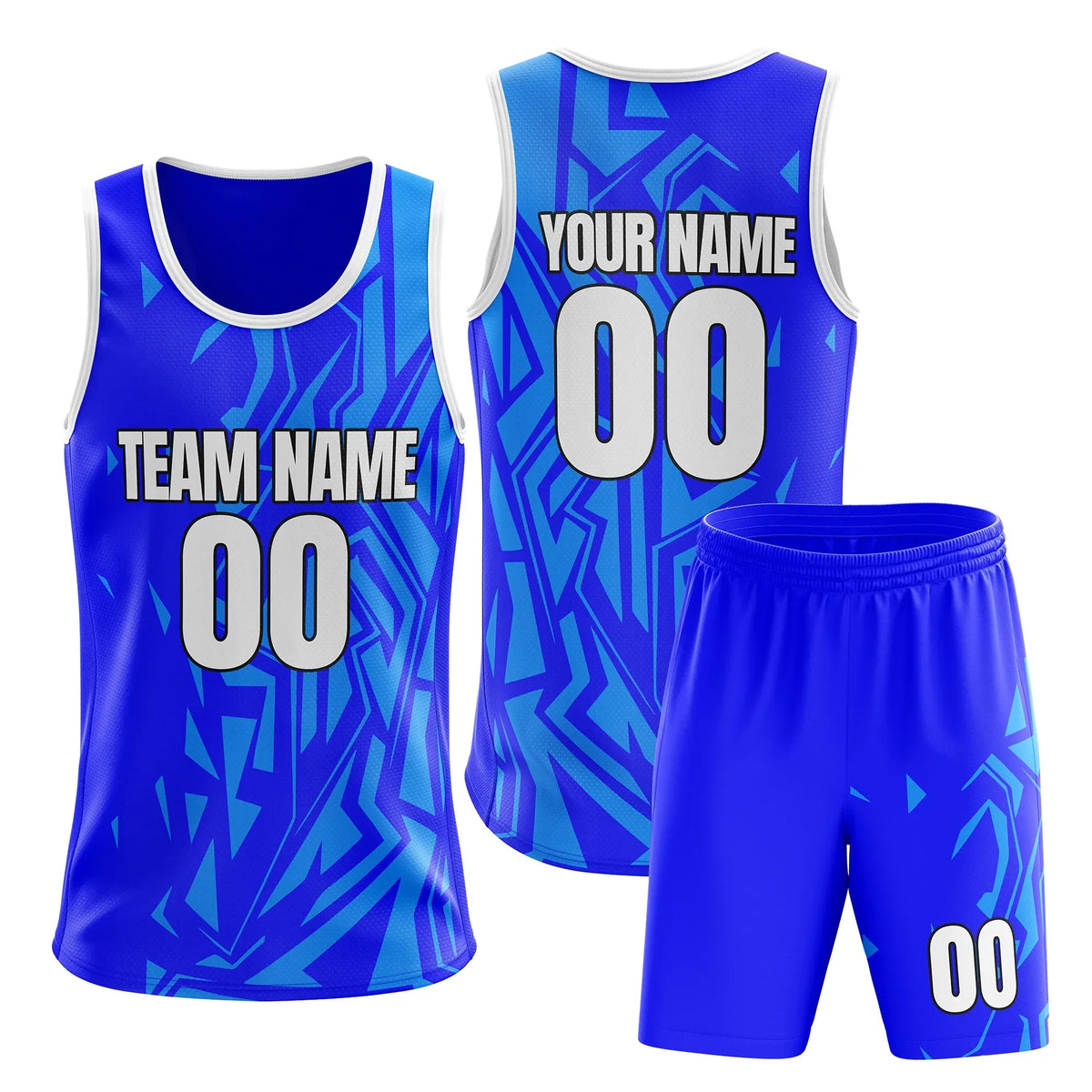 Custom Colour Block Set Hoop Fusion Sports Jersey Personalized Uniform with Name & Number