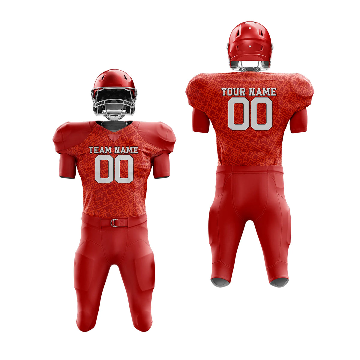 Custom Personalized D5 Graffiti pattern American Football Jersey with Name, Number & Team Logo