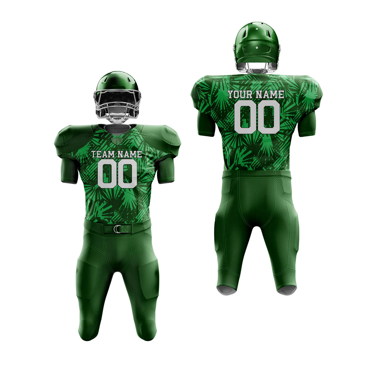 Custom Personalized D1 Full Pattern American Football Jersey with Name, Number & Team Logo