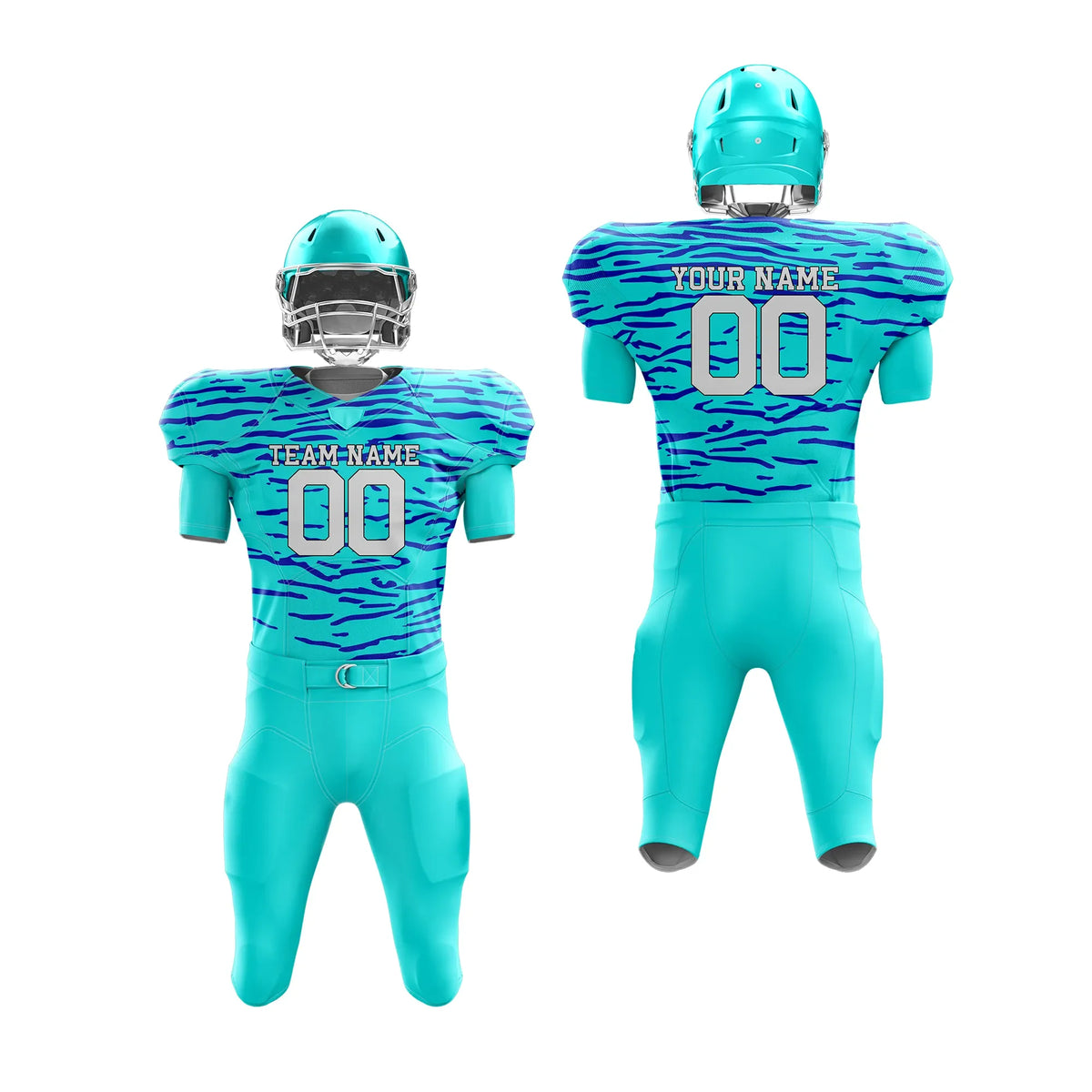 Custom Personalized D3 Camo Designs American Football Jersey with Name, Number &amp; Team Logo