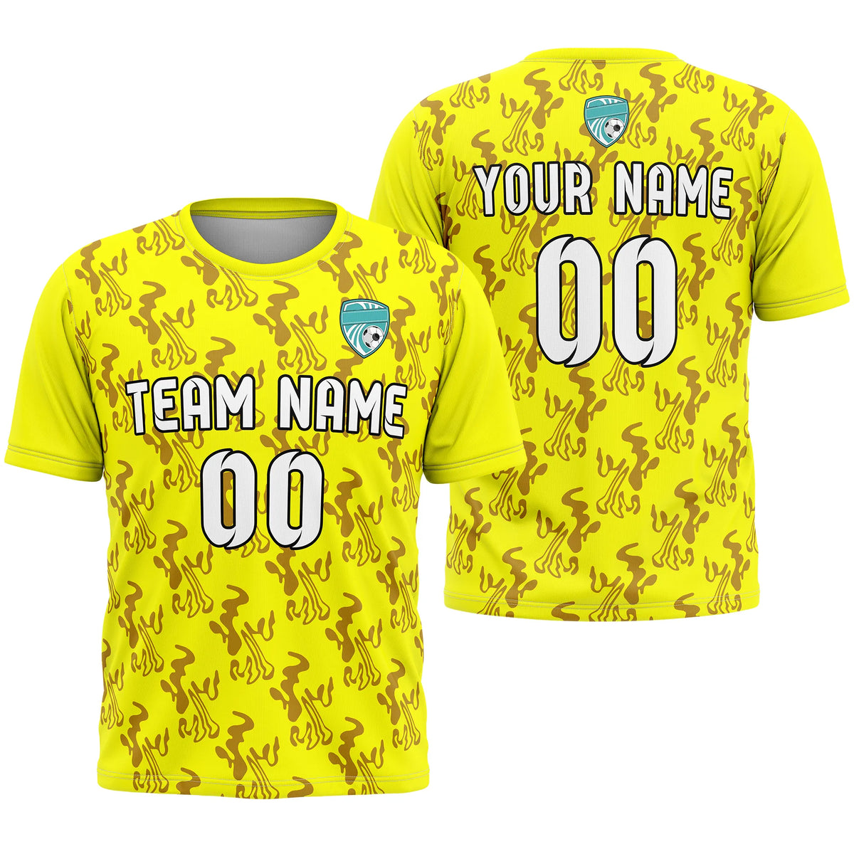 Custom Graffiti Pattern D1 Soccer Jersey Personalized Football Uniform with Name & Number