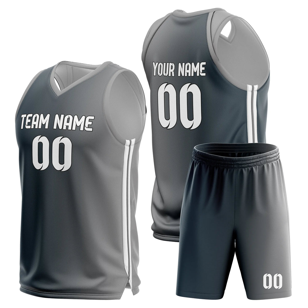 Custom Gradient Fashion Set Solar Strike Sports Jersey Personalized Uniform with Name & Number