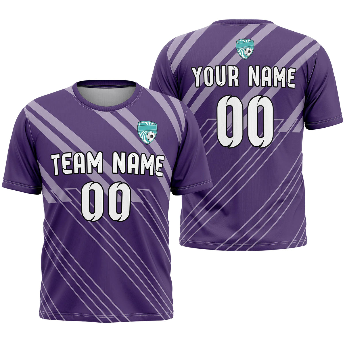 Custom Strip Fashion D4 Soccer Jersey Personalized Football Uniform with Name & Number