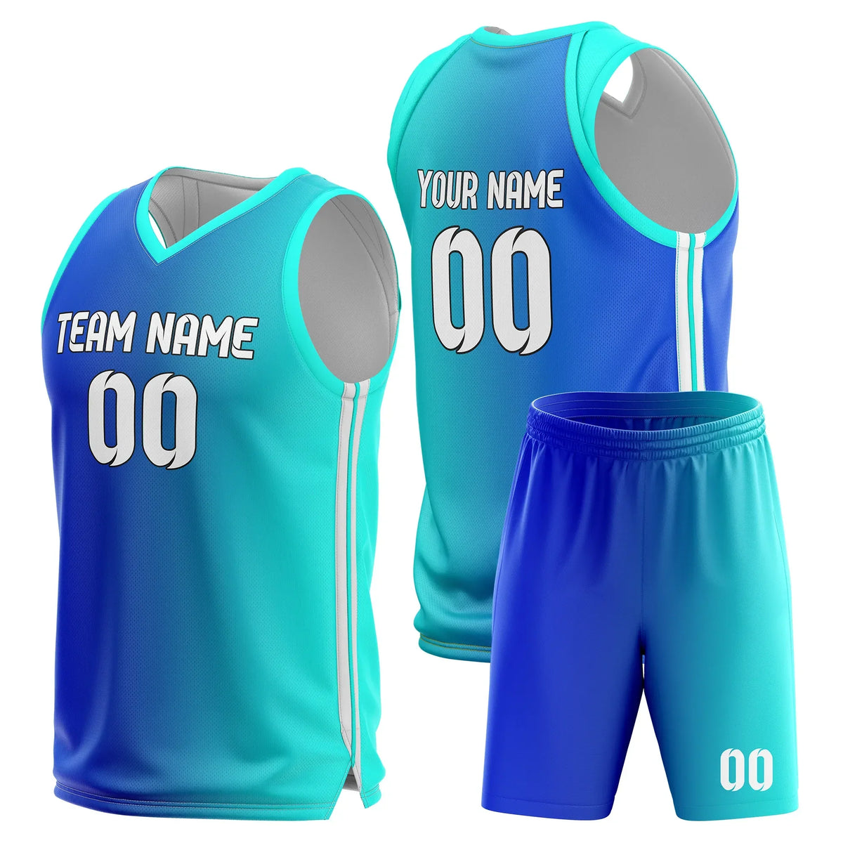 Custom Gradient Fashion Set Solar Strike Sports Jersey Personalized Uniform with Name & Number