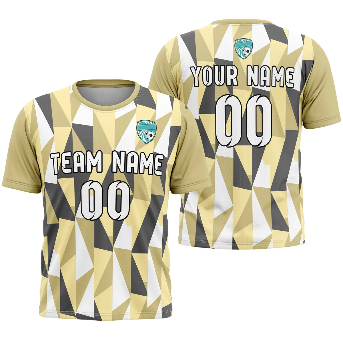 Custom R-Full Pattern D3 Soccer Jersey Personalized Football Uniform with Name & Number