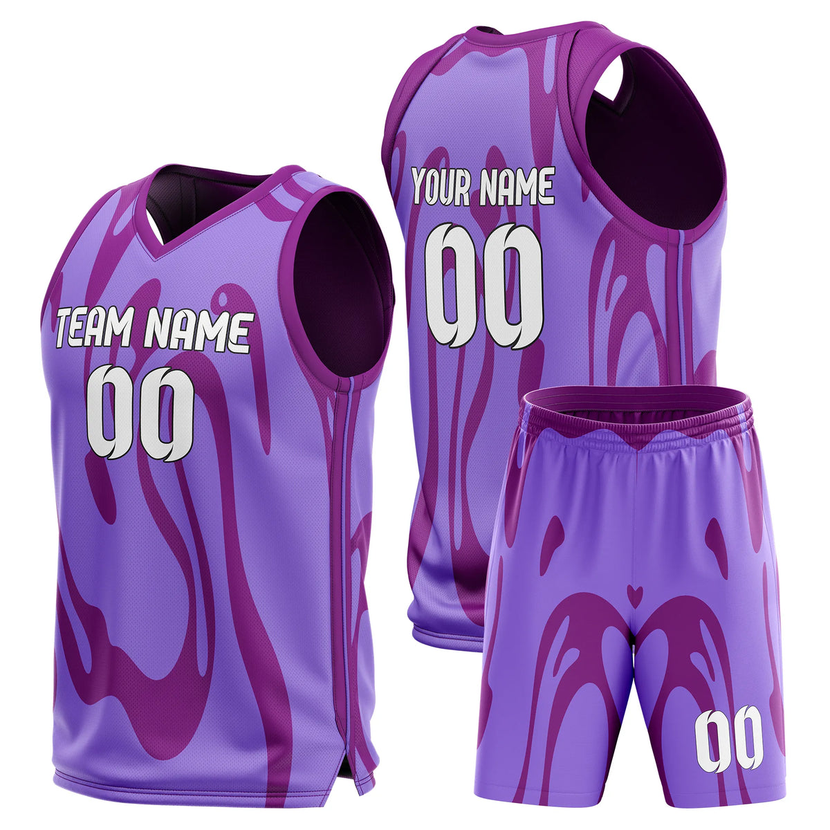 Custom Graphti Pattern Sets Giraffe Strike Sports Jersey Personalized Uniform with Name & Number
