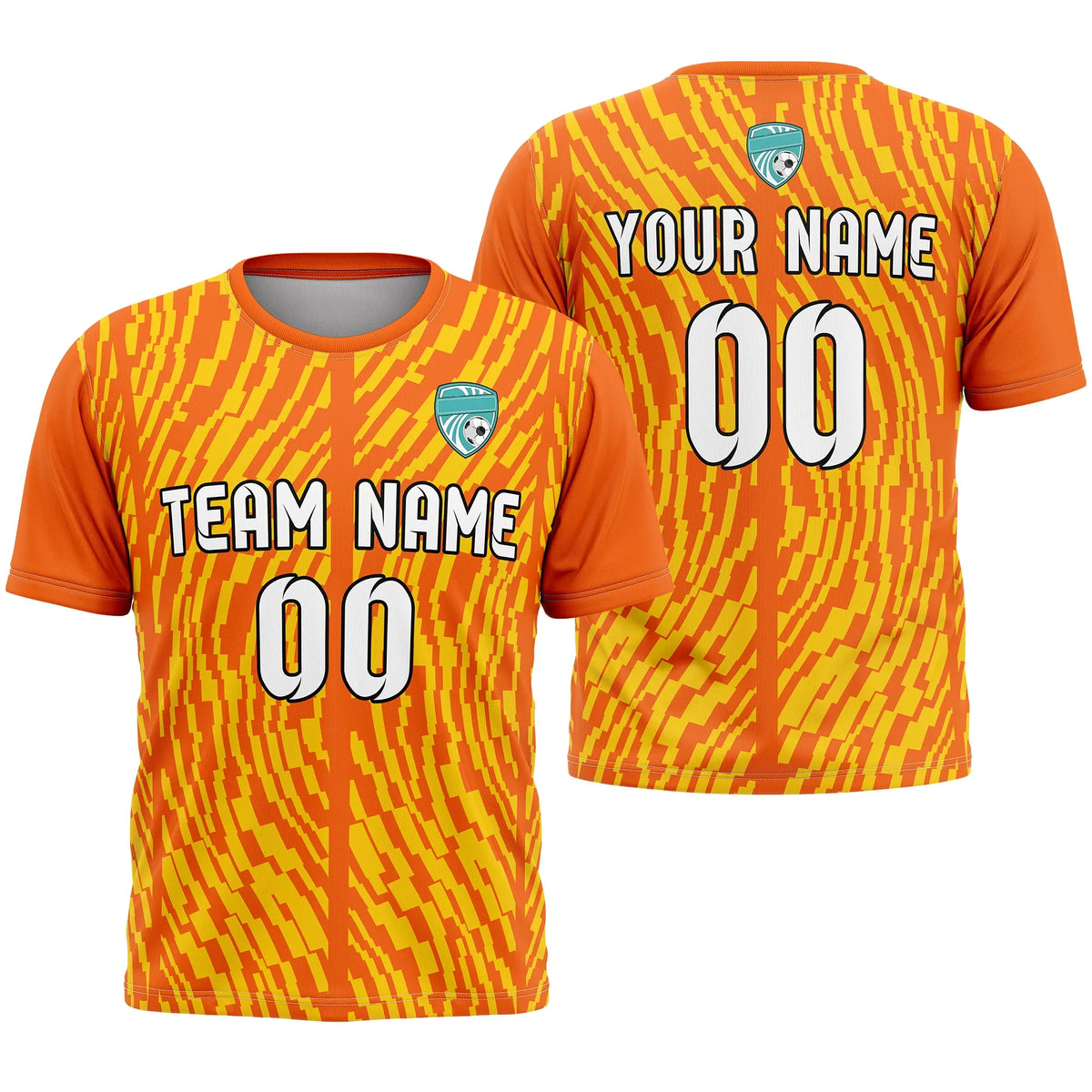 Custom Graffiti Pattern D3 Soccer Jersey Personalized Football Uniform with Name & Number