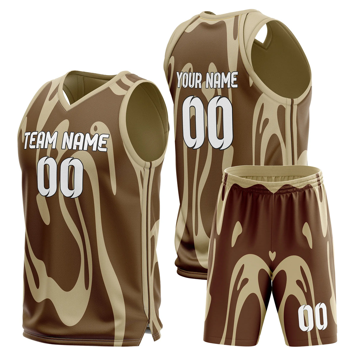 Custom Graphti Pattern Sets Giraffe Strike Sports Jersey Personalized Uniform with Name &amp; Number