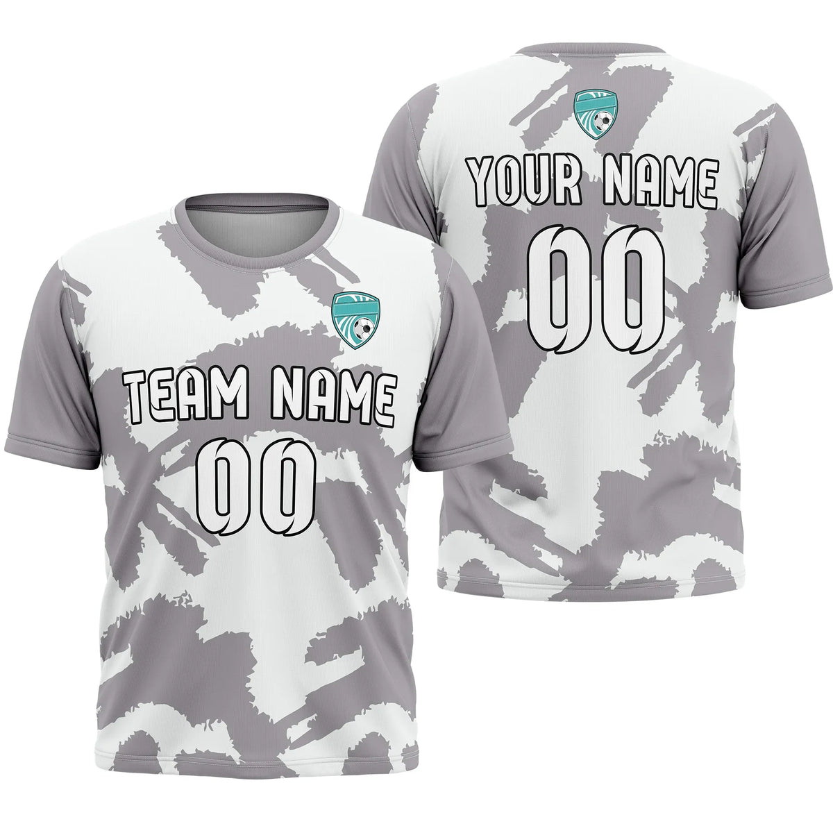 Custom Graffiti Pattern D5 Soccer Jersey Personalized Football Uniform with Name & Number