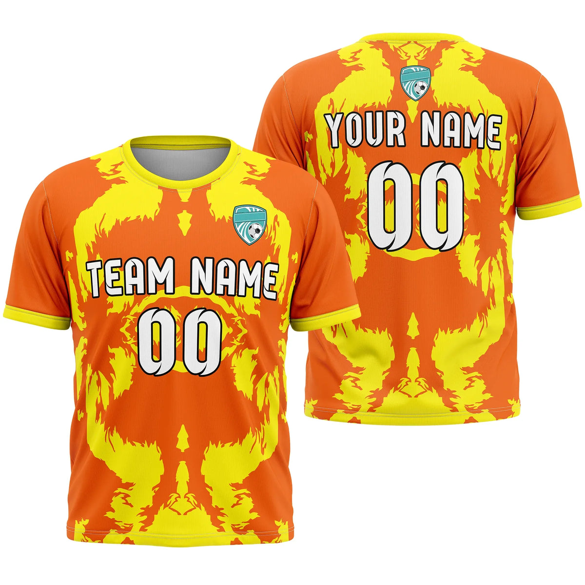 Custom Abstract Pattern D5 Soccer Jersey Personalized Football Uniform with Name & Number