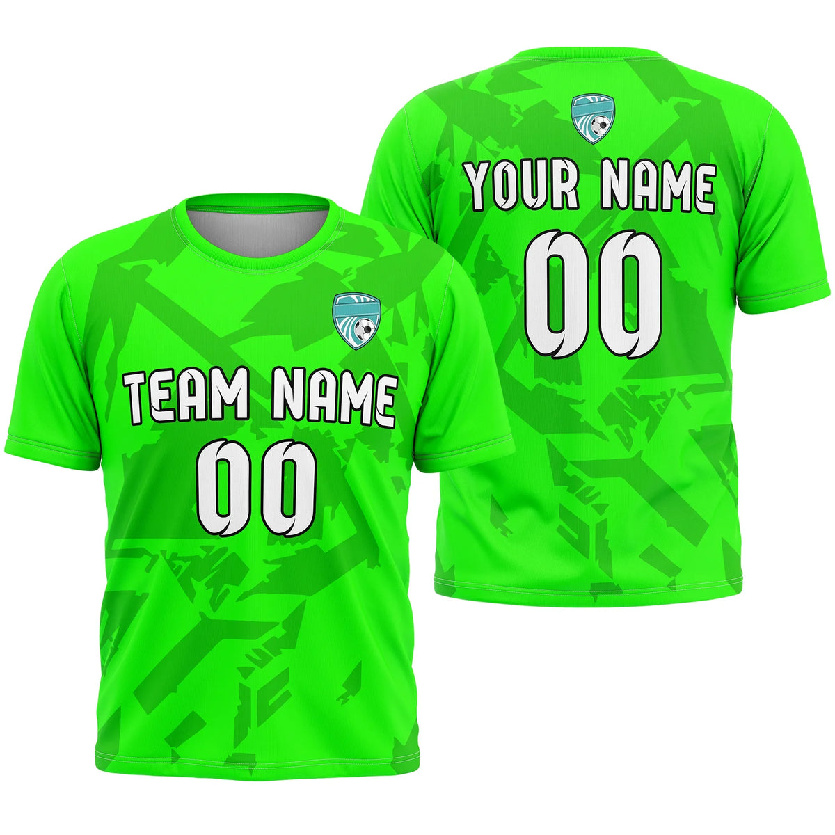 Custom Graffiti Pattern D2 Soccer Jersey Personalized Football Uniform with Name & Number