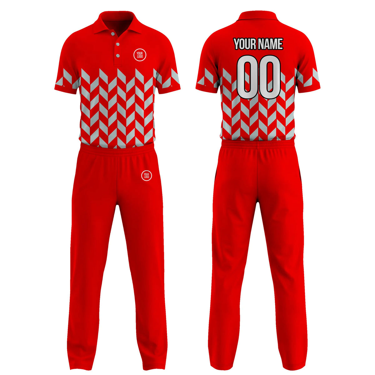Custom Personalized D5 Color Block Cricket Kit with Name, Number & Team Logo