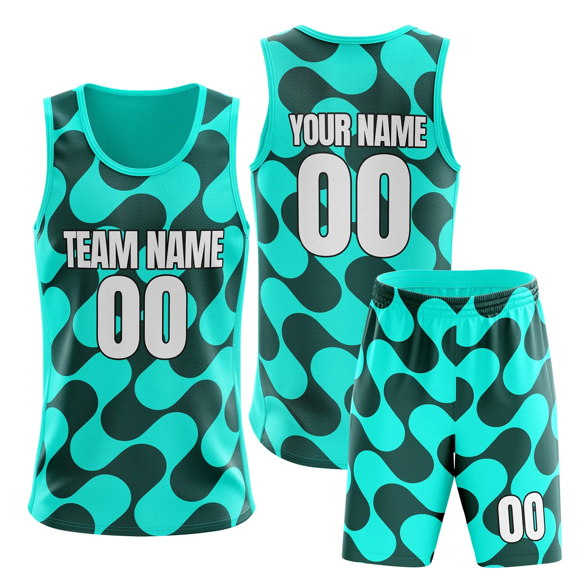Custom Colour Block Set Amber Fusion Sports Jersey Personalized Uniform with Name & Number