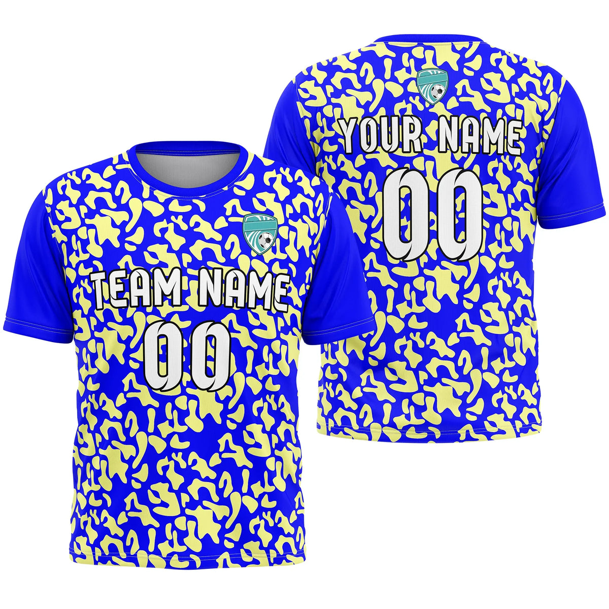 Custom Camo D5 Soccer Jersey Personalized Football Uniform with Name & Number