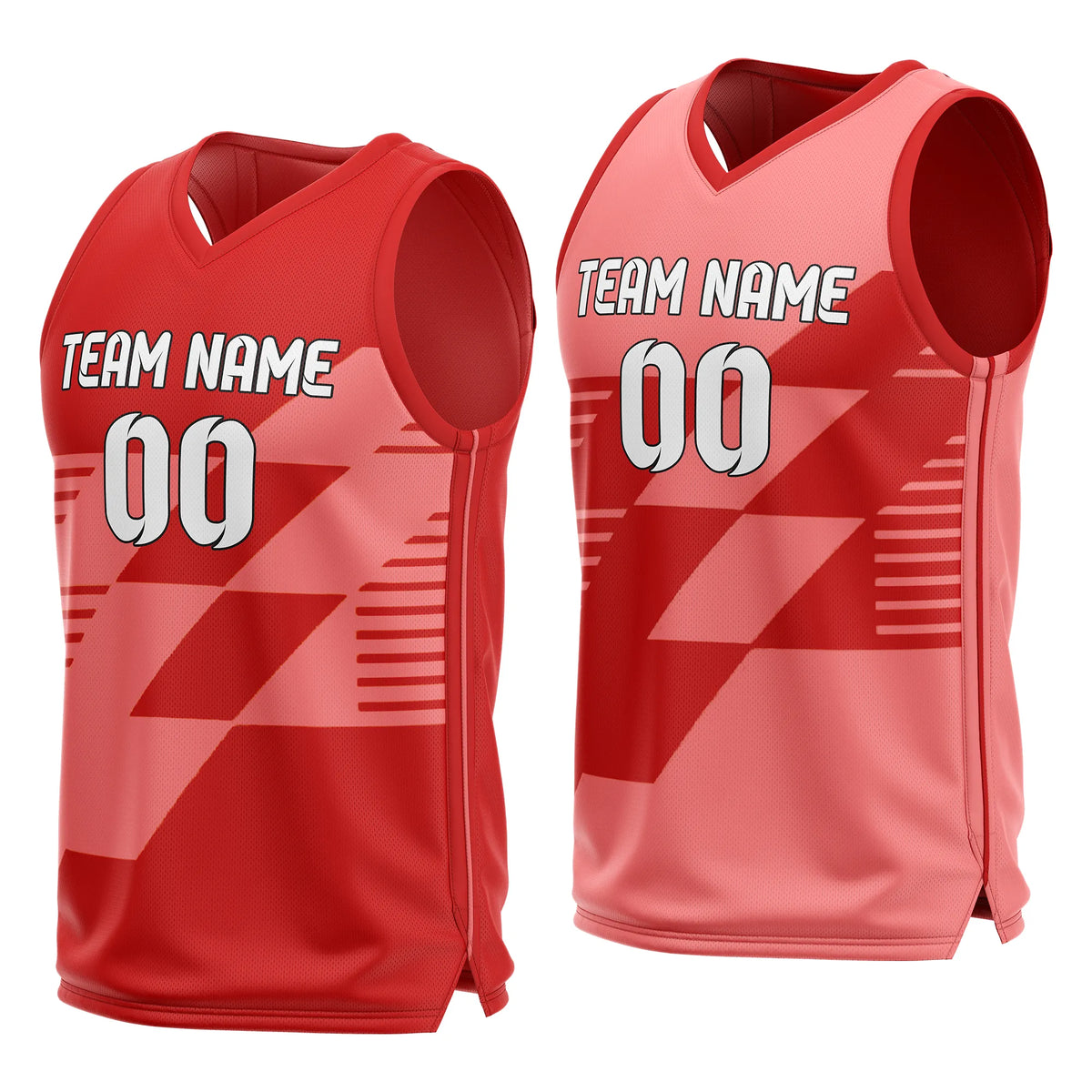 Custom Apex Cut Reversible Top Sports Jersey Personalized Uniform with Name & Number