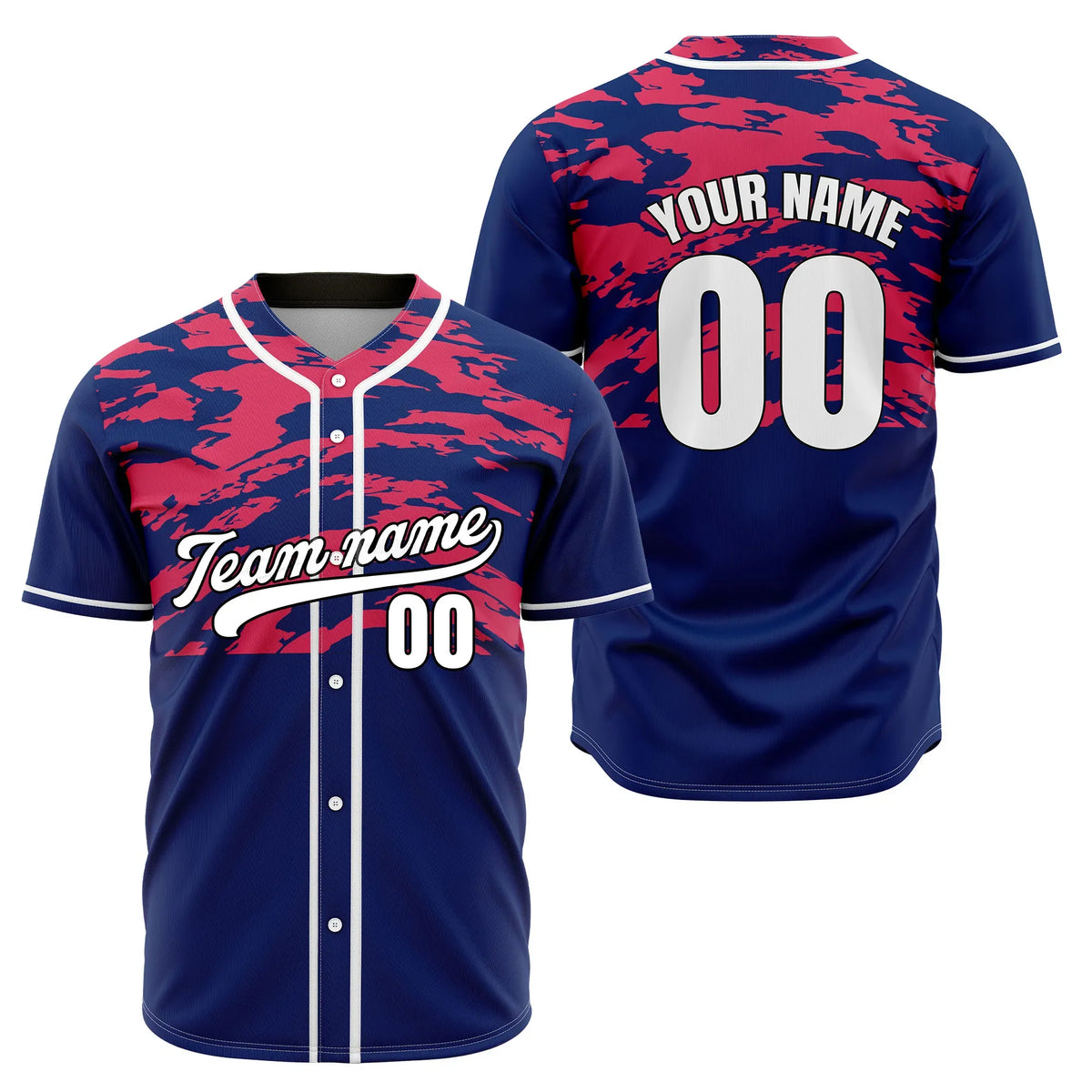 Custom Split Motion Baseball Sports Jersey Personalized Uniform with Name & Number