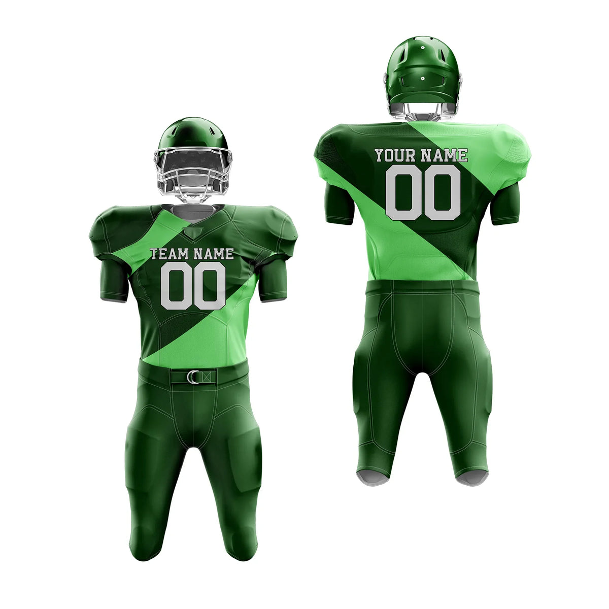 Custom Personalized D3 Split Fashion American Football Jersey with Name, Number & Team Logo