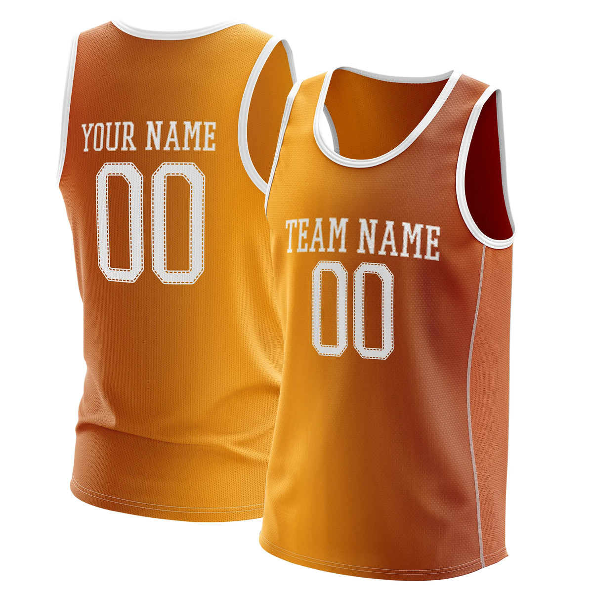 Custom Gradient fashion top Coastal Fade Sports Jersey Personalized Uniform with Name & Number