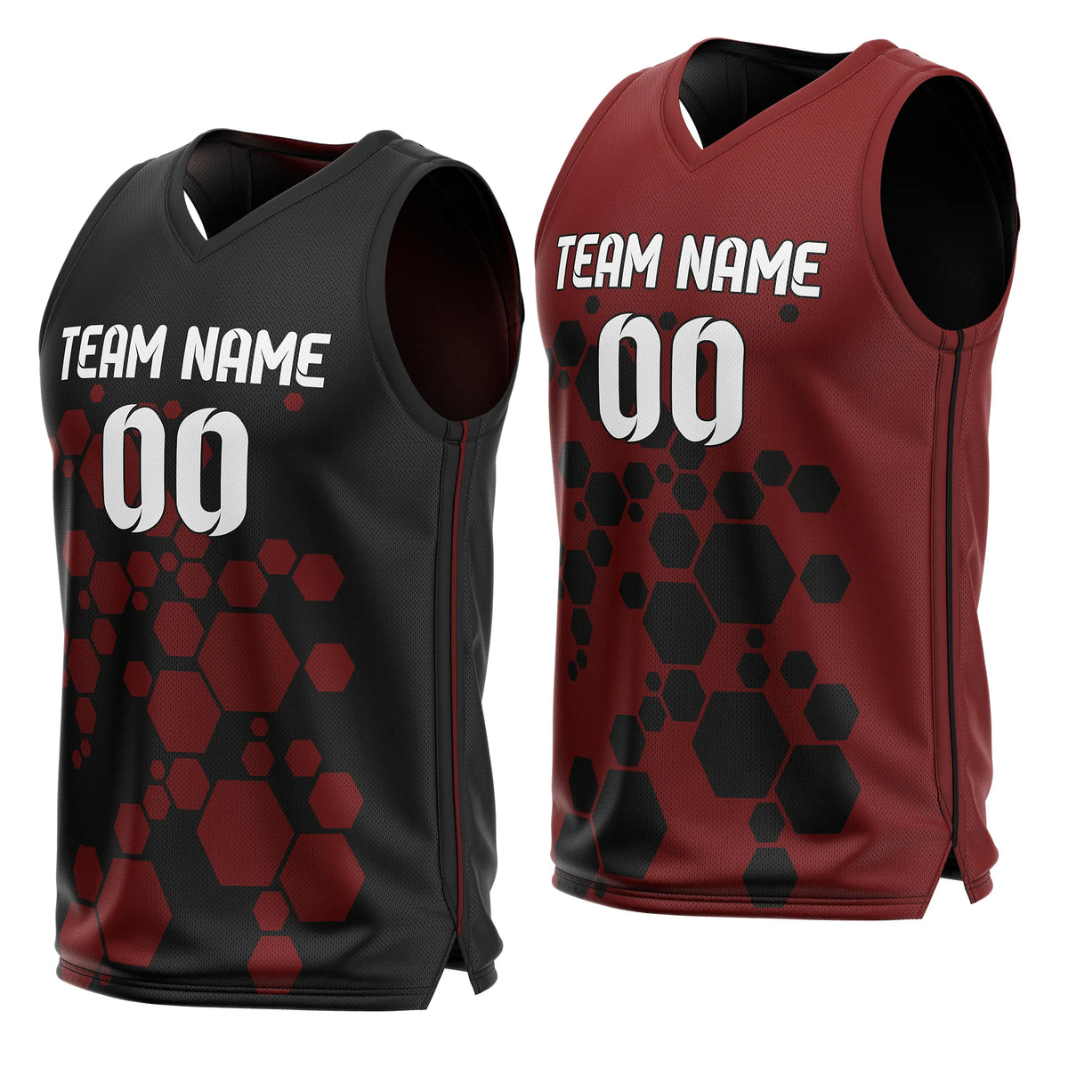 Custom Hive Strike Reversible Top Sports Jersey Personalized Uniform with Name & Number