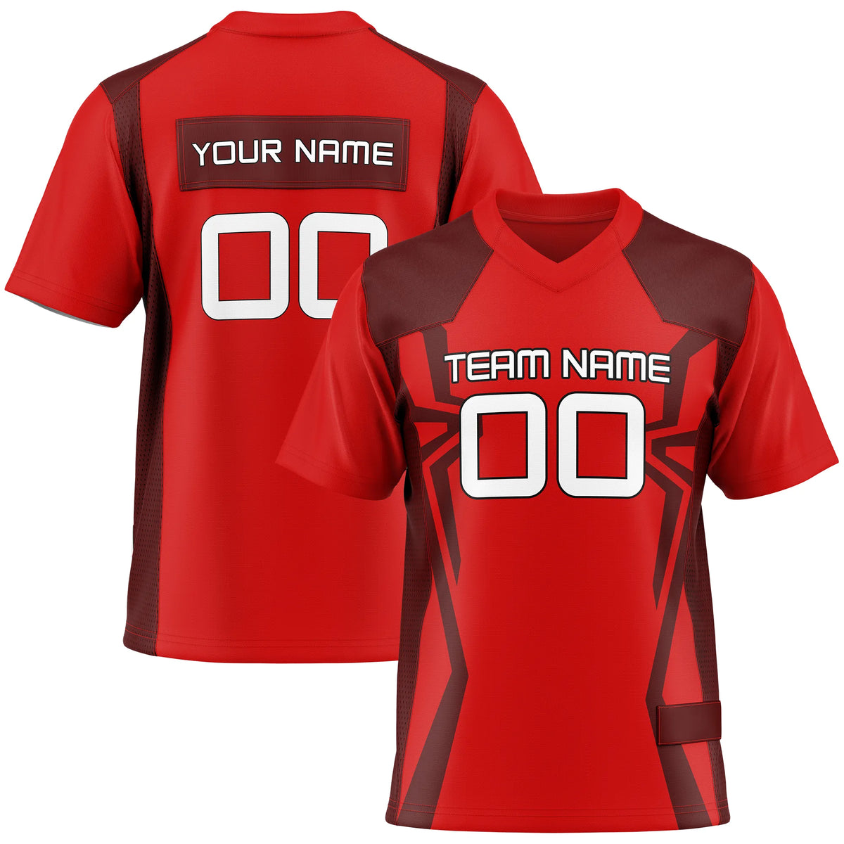 Custom Classic Style D4 Flag Football Jersey Personalized Uniform with Name & Number