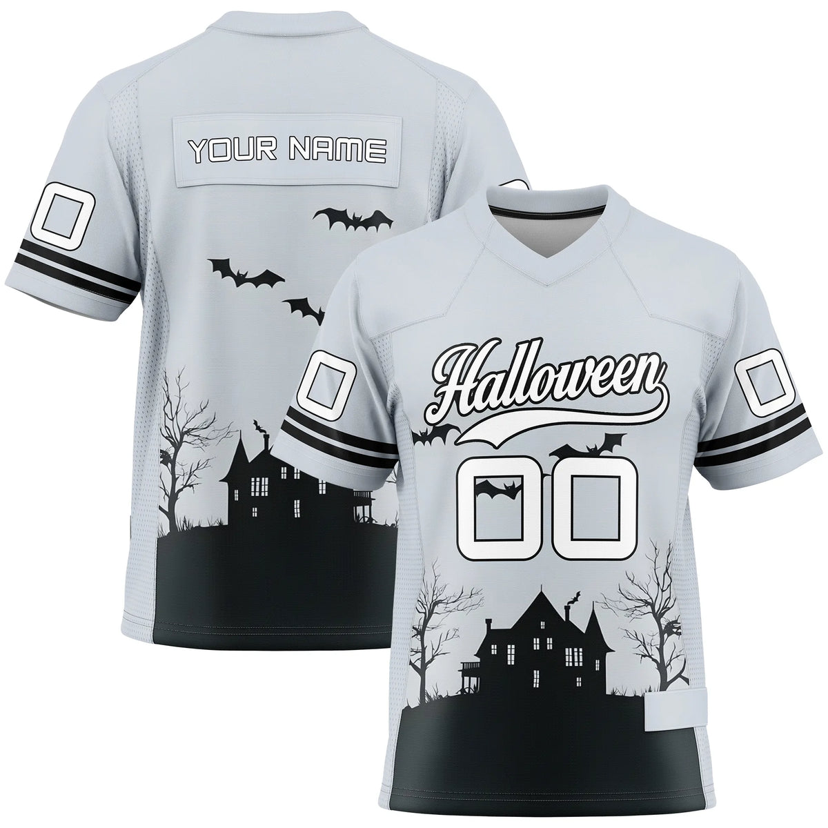Custom Halloween Flag Football Jersey D7 Personalized Uniform with Name &amp; Number